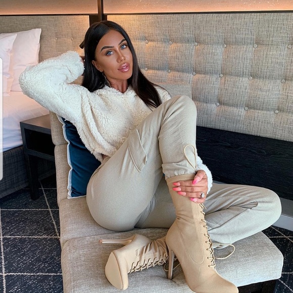 πALMOST GONEπππ’πTito Ankle Boots Sexy Laceup - Picture 5 of 7